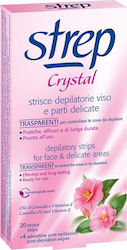 Strep Crystal Hair Removal Wax Strips 20 Pieces