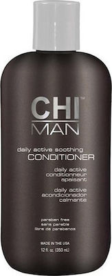 CHI Chi Man Daily Active Soothing Conditioner Γενικής Χρήσης για Όλους τους Τύπους Μαλλιών 350gr350ml