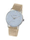 Jacques Lemans Watch Battery with Beige Leather Strap N-206D