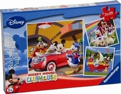 Παιδικό Puzzle Disney: Όλοι Αγαπούν τον Μίκυ 147pcs για 5+ Ετών Ravensburger