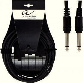 Alpha Audio Basic Line Patch cable Cable 6.3mm male - 6.3mm male 1.5m (190.320)