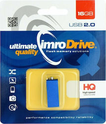 IMRO Edge 16GB USB 2.0 Stick Μπλε