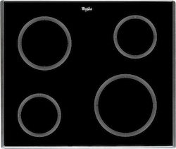 Whirlpool AKT 153 IX Glaskeramik Kochfeld mit Rahmen nicht autark Whirlpool AKT 153 IX Glaskeramik Kochfeld mit Rahmen nicht autark