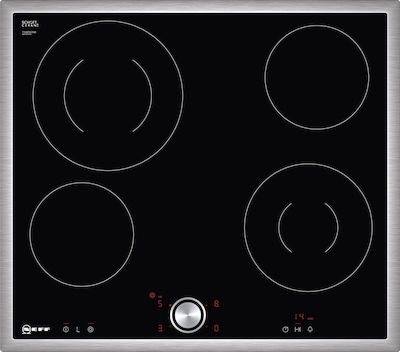 Neff Autonomous Cooktop with Ceramic Burners and Locking Function 58.3x51.3cm