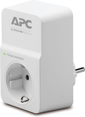 APC Essential Surgearrest 1 PM1W GR Μονόπριζο Ασφαλείας Λευκό