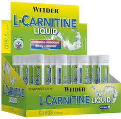 Weider L-Carnitine Liquid με Γεύση Citrus 20 x 25ml Weider L-Carnitine Liquid με Γεύση Citrus 20 x 25ml