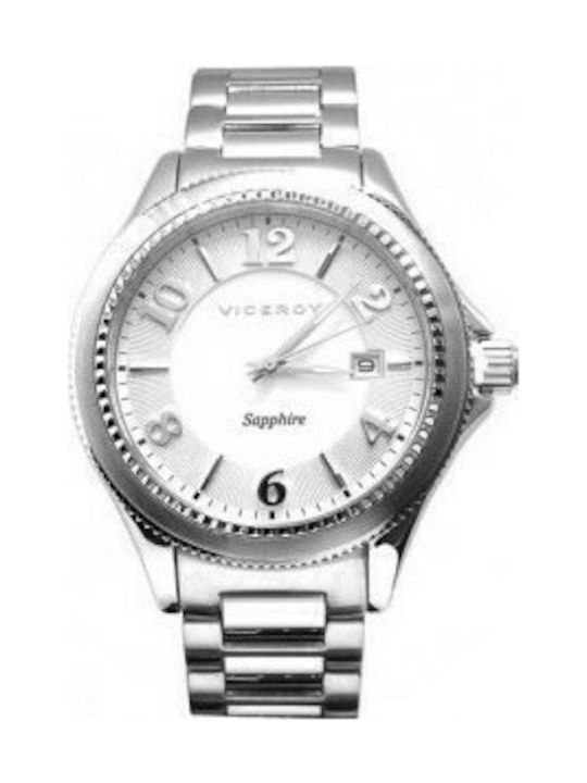 Viceroy Watch Battery with Silver Metal Bracelet 47887-85