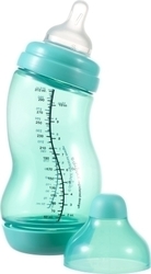 Difrax Plastikflasche S-Baby Aqua Πλαστικό Μπιμπερό 310ml Gegen Koliken mit Silikonsauger für 0+, 0+ m, Monate 310ml 707B04