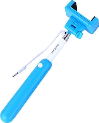 Remax Extendable Selfie Stick με Καλώδιο 3.5mm Μπλε