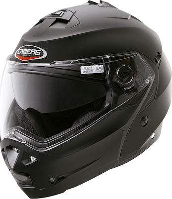 Caberg Duke Matt Black Motorradhelm Aufklappbar ECE 22.05 1550gr CAB000KRA374