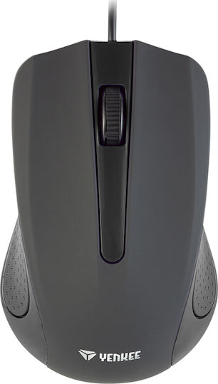 Yenkee Suva Wired Ergonomic Mouse Black