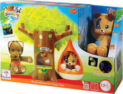 AS Baby Toy Χνουδωτά Μωροζωάκια Zoopy Babies Δέντρο for 12++ Months