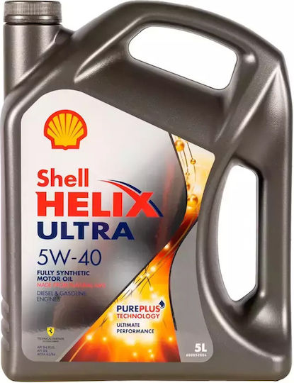 Shell Helix Ultra Синтетичен Масло за Автомобили 5W-40 5лт