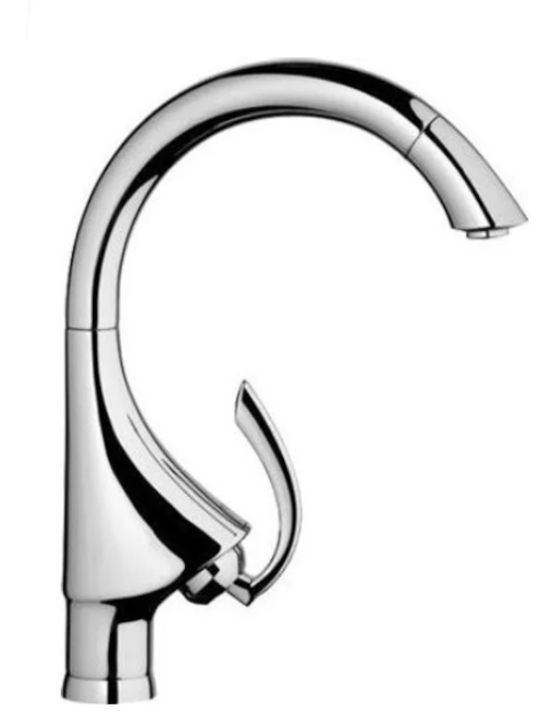 Grohe Κ4 Kitchen Faucet Counter with Shower Silver