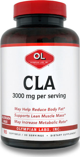 Olympian Labs CLA 3000mg 90 μαλακές κάψουλες