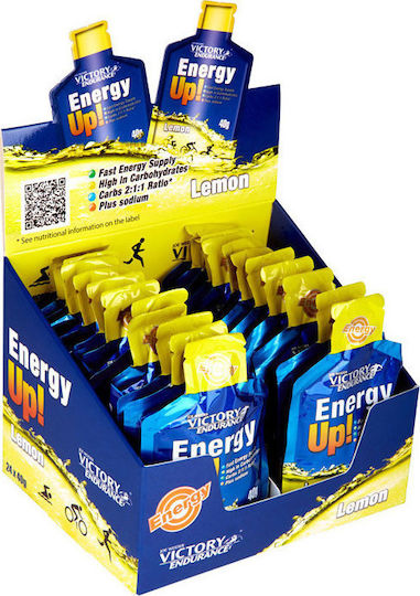 Weider Victory Endurance Energy Up Gel Lemon 12x40grg