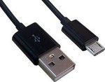 Lancom Regulär USB 2.0 auf Micro-USB-Kabel Schwarz 1m (04.001.0345) 1Stück