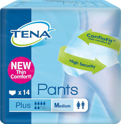 Tena Plus Incontinence Underwear Medium 14pcs