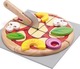 Le Toy Van Cooking Toy / Kitchen Utensils Pizza made of Wood for 3+ Years Old TV279