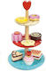 Le Toy Van Cooking Toy / Kitchen Utensils Cake Stand Set made of Wood for 3+ Years Old 7pcs TV283