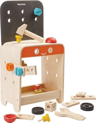 Plan Toys Kinderwerkbank aus Holz für 3+ Jahre 45.5 cm.