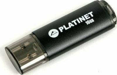 Platinet X-Depo 16GB USB 2.0 Stick Μαύρο