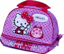 Graffiti Hello Kitty Phone Schultertasche für Lebensmittel Lila