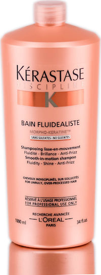 Discipline Bain Fluidealiste Gentle Shampoos Smoothing & Shine for Frizzy Hair 1000ml