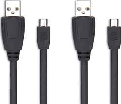 SpeedLink STREAM Play & Charge Cable Set Cablu pentru PS4 de culoare Negru