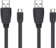 SpeedLink STREAM Play & Charge Cable Set Kabel für PS4 in Schwarz Farbe