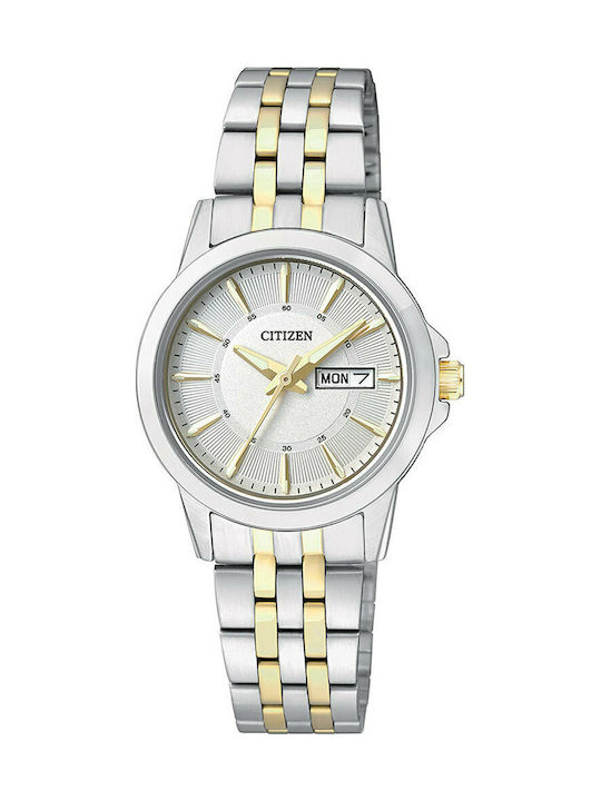 Citizen Uhr mit Silber Metallarmband EQ0608-55A