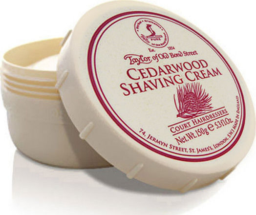 Taylor of Old Bond Street Cedarwood Κρέμα Ξυρίσματος 150gr