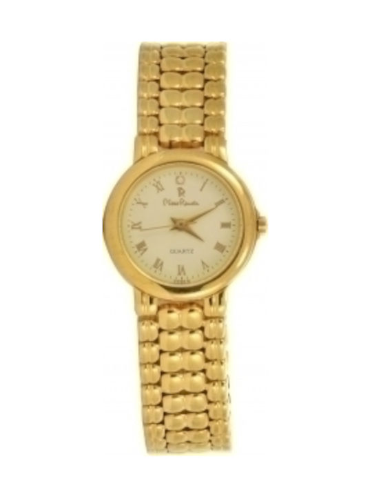 Pierre Renoir Watch with Gold Metal Bracelet PR6058LG