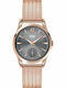 Henry London Finchley Γυναικείο Ρολόι 30mm Χρονογράφος Μπαταρίας με Ροζ Χρυσό Μεταλλικό Μπρασελέ