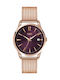 Henry London Hampstead Watch with Pink Gold Metal Bracelet