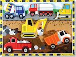 Lemnos Puzzle pentru Copii cu Îmbinări Construction Chunky pentru 2++ Ani 6buc Melissa & Doug