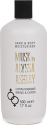 Alyssa Ashley Musk Hand & Body Moisturiser Lotion Σώματος 500ml