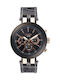 Oxette Watch with Gray Leather Strap 11x06-00437