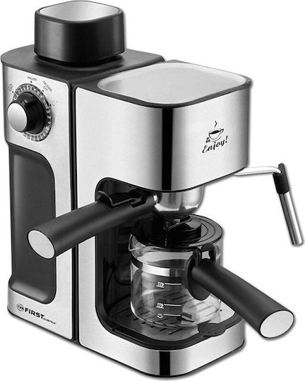 First Austria Automatic Espresso Machine 800W Pressure 5bar Silver FA-5475-2