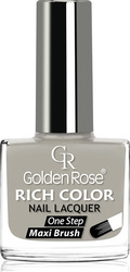 Golden Rose Богат Цвят Гланцов Лак За Нокти Сив...