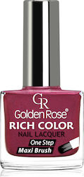 Golden Rose Богат Цвят Блясък Лак За Нокти Черв...