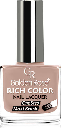 Golden Rose Rich Color Glossy Βερνίκι Νυχιών Μακράς Διαρκείας Μπεζ 10 10.5ml