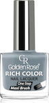 Golden Rose Rich Color Gloss Βερνίκι Νυχιών Γκρι 124 10.5ml
