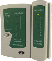 Powertech CAB-N044 Tester Καλωδίων Δικτύου