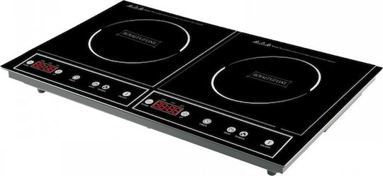 Royalty Line RL-DIP-4000.2 Induction Countertop Double Burner Black