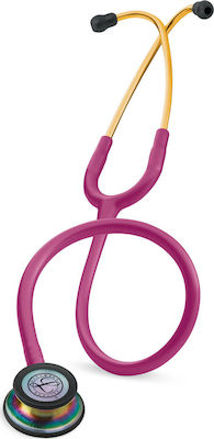 3M Littmann Classic III Finish Adults Non Chill Double Head Stethoscope Fuchsia