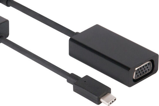 Club3D Μετατροπέας USB-C male σε VGA female 1τμχ CAC-1502