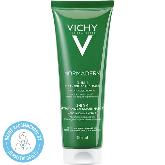 Vichy Normaderm 3 in 1 Face Peeling Mask 125ml