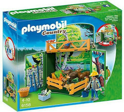 Playmobil Țara Game Box "Ζώα του Δάσους" pentru 4-10 ani