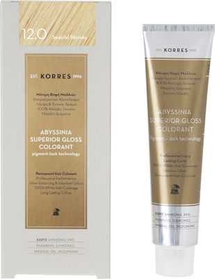 Korres Abyssinia Superior Gloss Colorant 12.0 Special Blonde 50ml